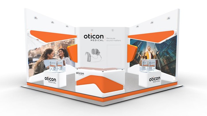 Oticon Booth - 2021 3D Model
