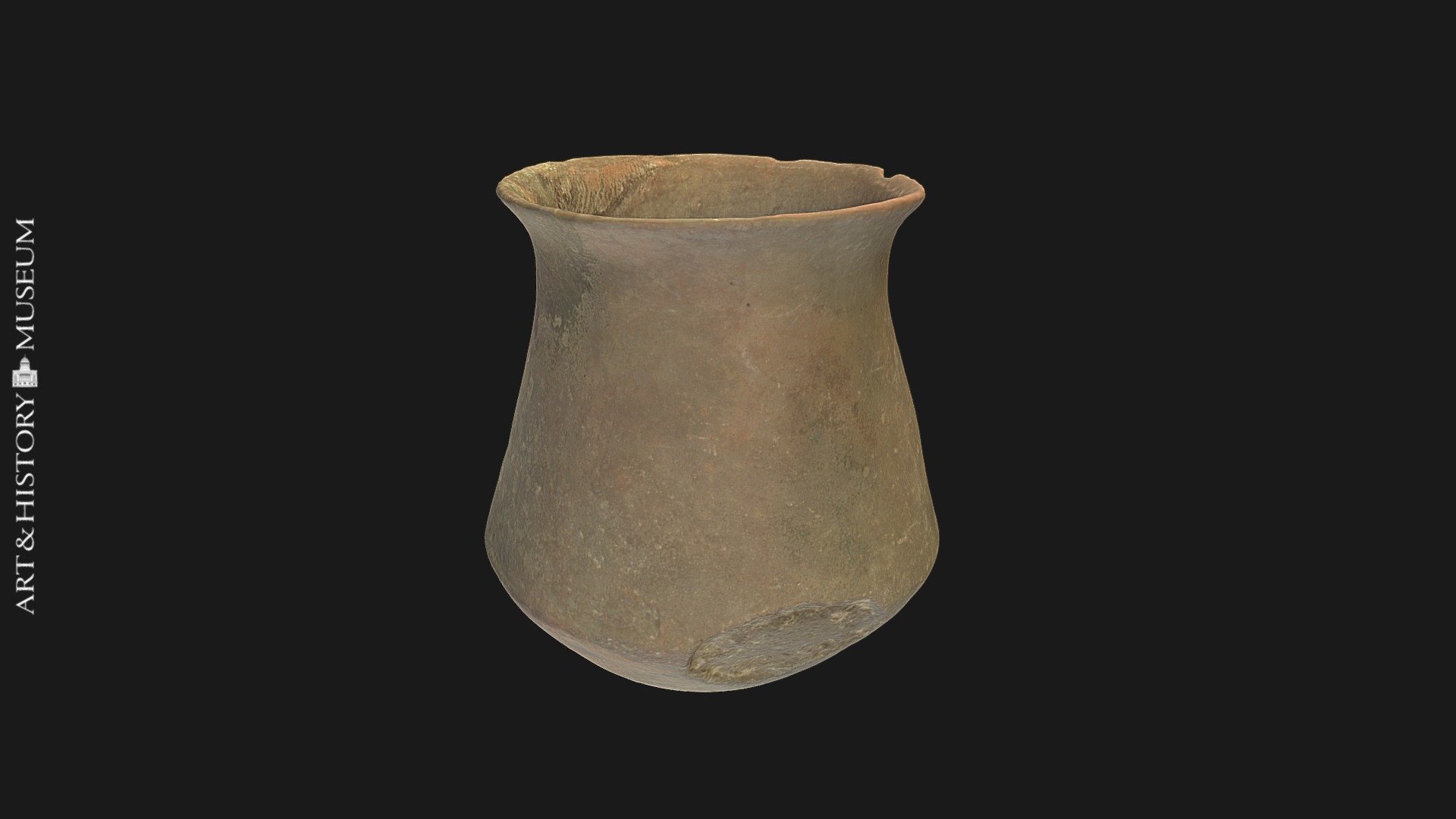 Carinated vase with flaring rim - PG.41.1.180 — Sketchfab embed 3D viewer