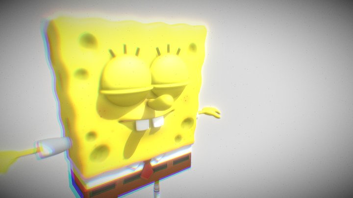 SK_SpongeBob_Default 3D Model