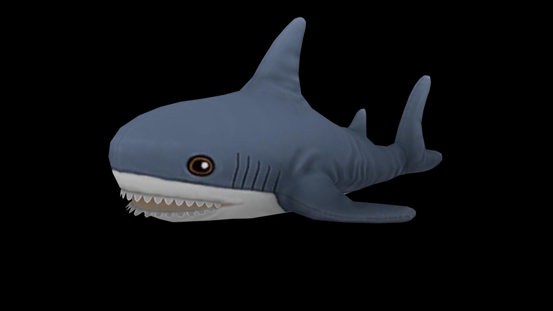 Blue Shark - 3D model by Stoat Paws (@stoatpaws) [6904122] - Sketchfab