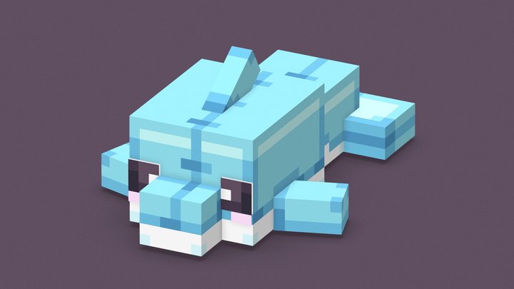 Dolphin Plushie 3D Model