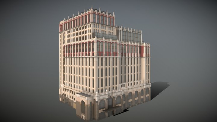 Moscow, Krasnoprudnaya, 12 3D Model