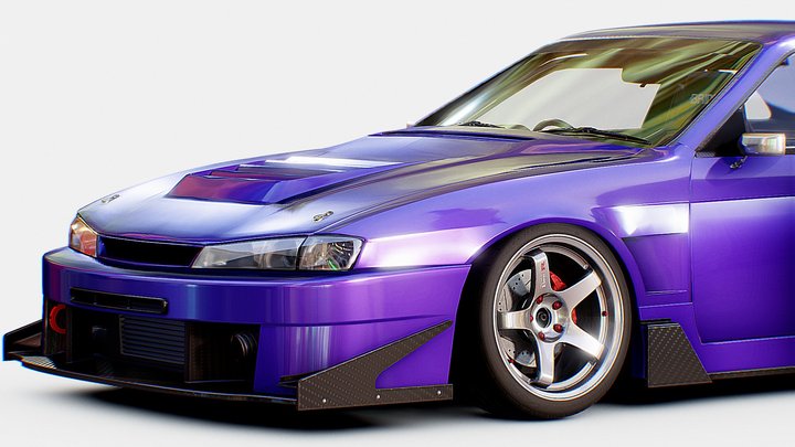 Silvia S14 URAS Slime | www.vecarz.com – Modèle 3D gratuit STL
