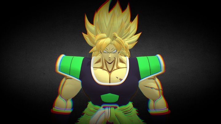 Broly Super Saiyan 3D Model