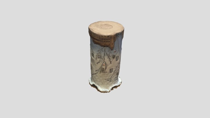 Model ceramic vase. 3D Model