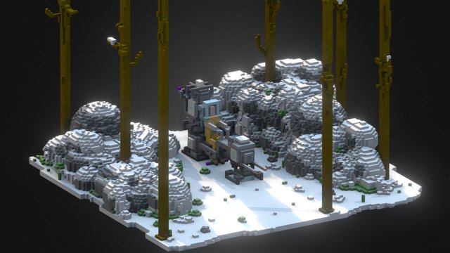 Following the path 3D Model