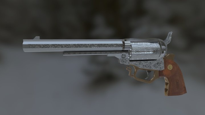 Revolver 3D Model