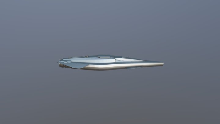 Racing ship 3D Model