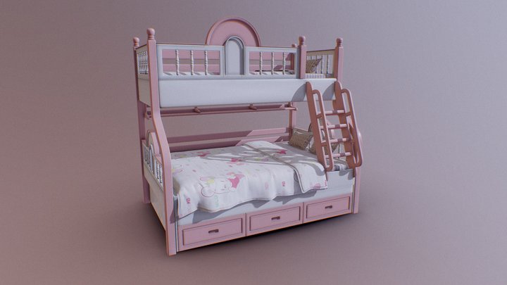 Children bed – Modèle 3D gratuit STL