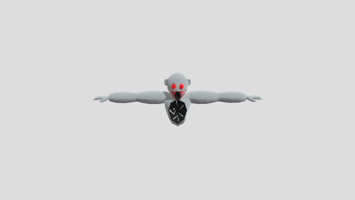 Capuchin Baboon IK Rig 3D Model