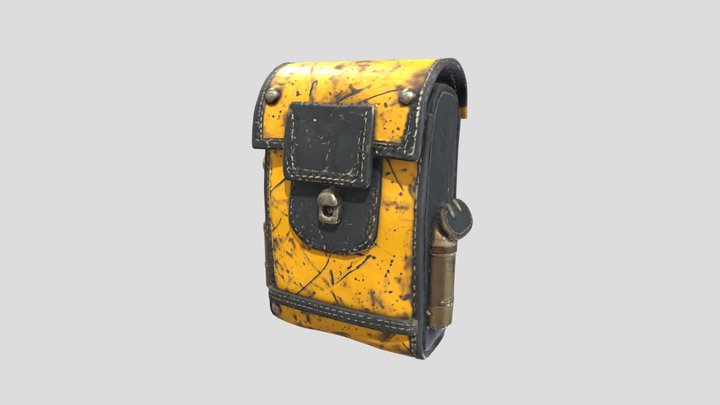 Futuristic Cyberpunk Leather Satchel – Modelo 3D gratuito STL