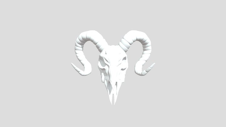 Goat Skull by Saoirse Godbold 3D Model