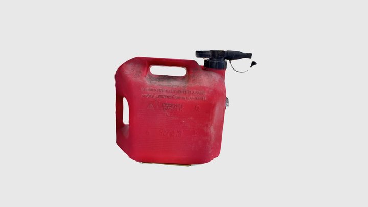 Gas Can 3D Scan 3D Model