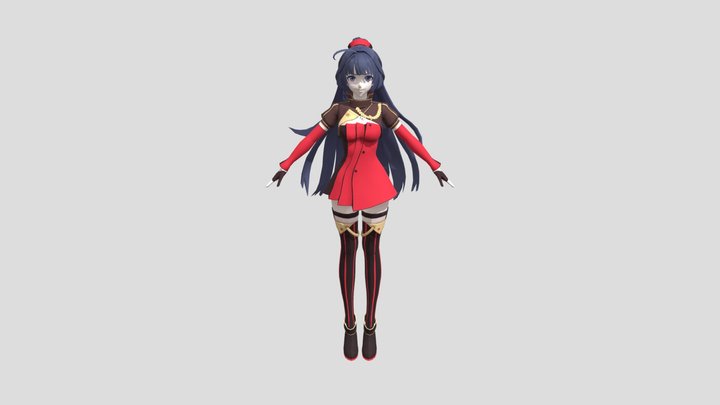 Mobile - Honkai Impact 3rd - Raiden Mei Valkyrie 3D Model