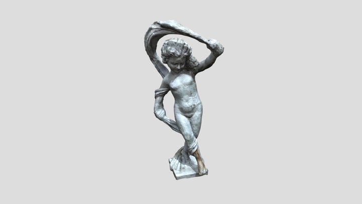 Cherub Statue Photoscan 3D Model