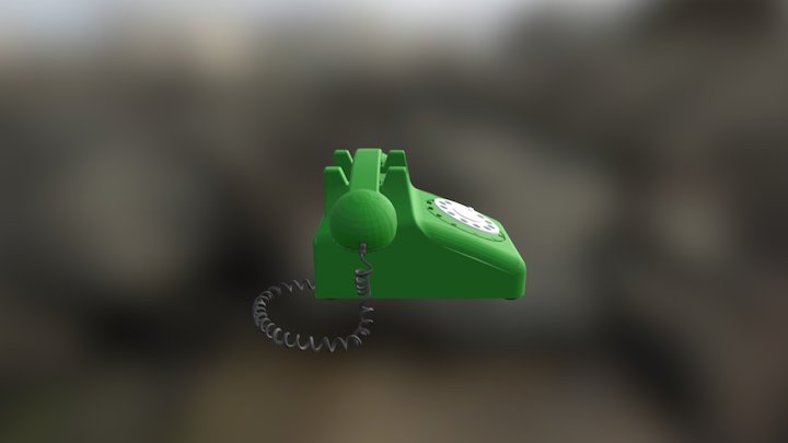 Draaitelefoon 3D Model