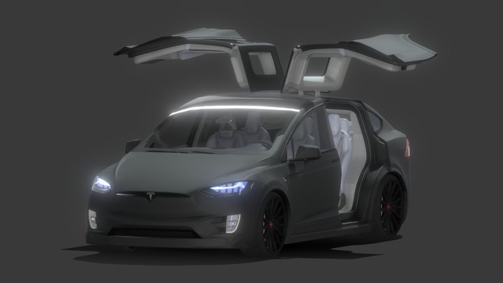 𝐓𝐄𝐒𝐋𝐀 𝐌𝐎𝐃𝐄𝐋 𝐗 (Part 2) 3D Model