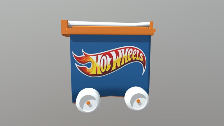 Baú Hot Wheels 3D Model