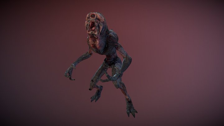 Monsters - Night Crawler 3D Model