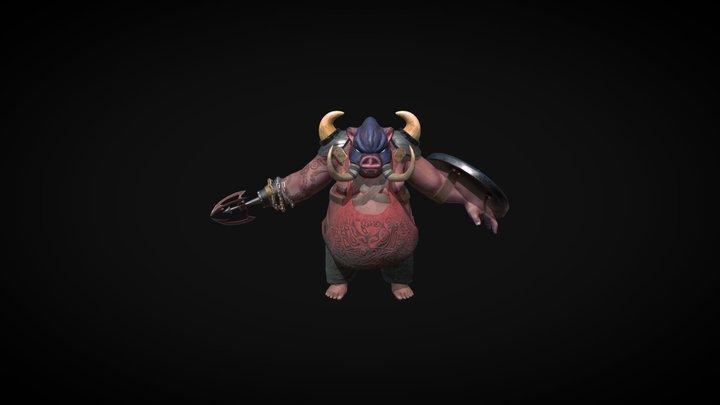 Tuskbelly Boarnomad 3D Model