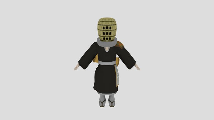 Onmyodo Monk 3D Model
