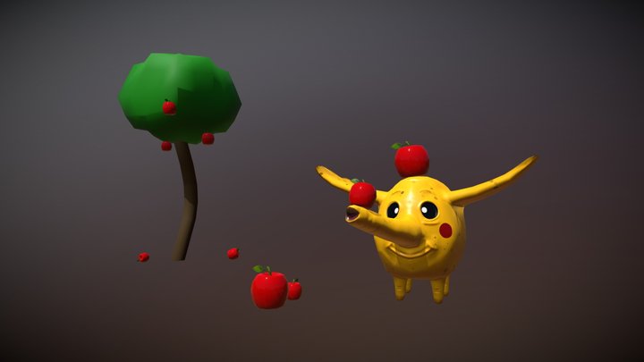 Tree Trunks Comp 2 3D Model