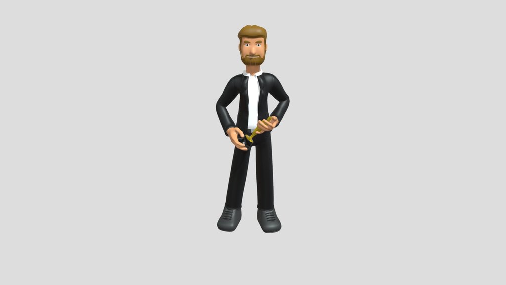 Oscar Character Rigged