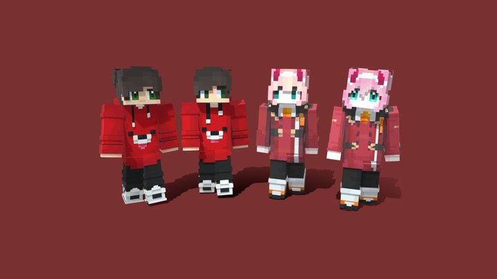 Yahirx Rps 64x 128 | Zero Two 64x 128 3D Model