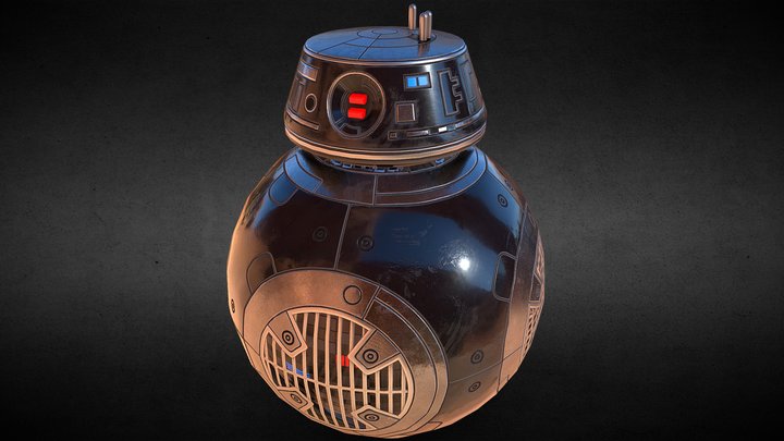 BB-9E Star Wars 3D Model