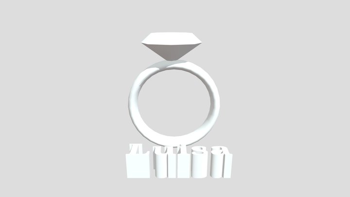 Diamond Ring 3D Model