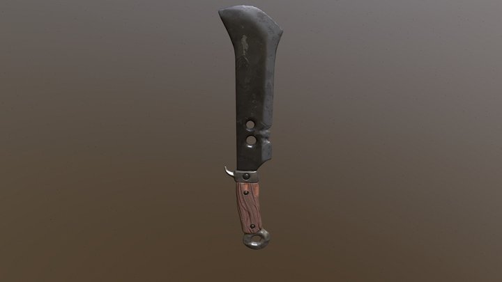knife stelized 3D Model