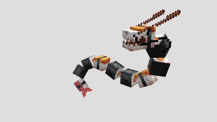Sushi Dragon 3D Model