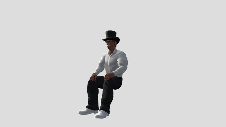 Sitting 3D Model