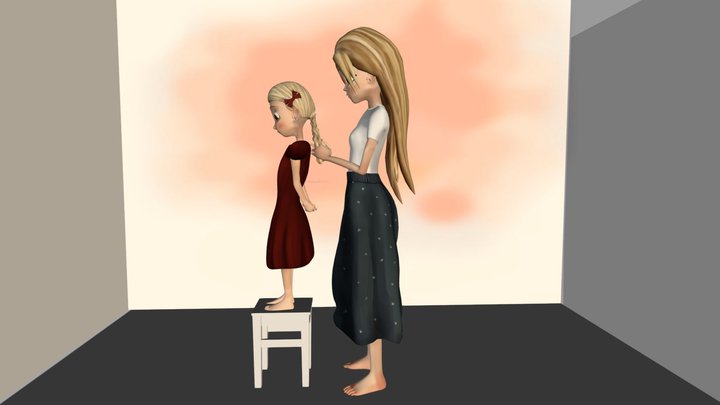 Girls 3D Model