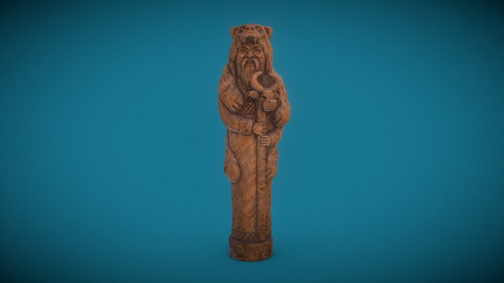 Pagan Idol Veles 3D Model