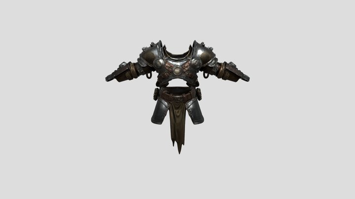 Steampunk Guardian Armor 3D Model