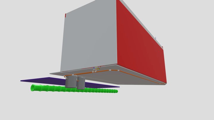 Projeto de tratamento de esgoto 3D Model