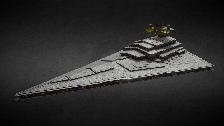 Imperial I-Class Star Destroyer – Free 3D Model STL