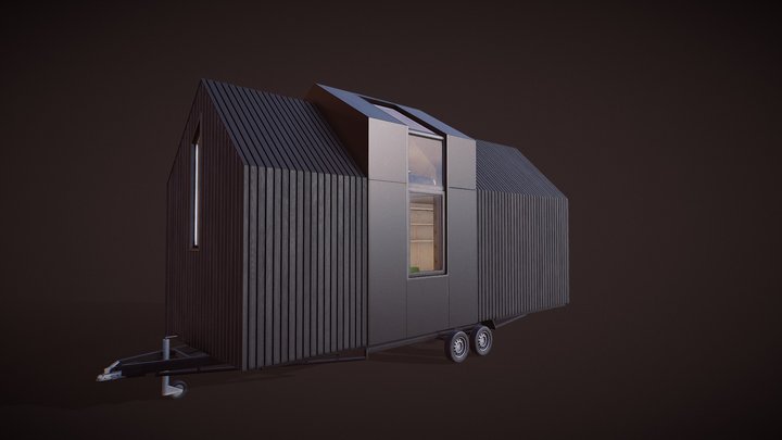 Black Rock Tiny House 3D Model