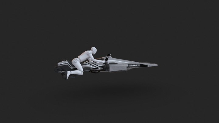 Destiny 2 Sparrow 3D Model