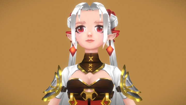 Dira - Original Character 3D Model