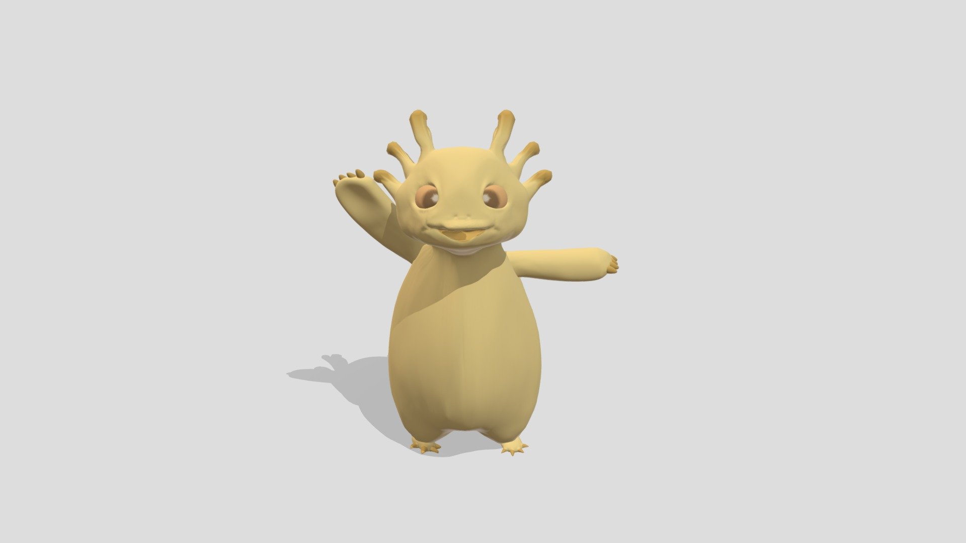 Albino Axolotl-1