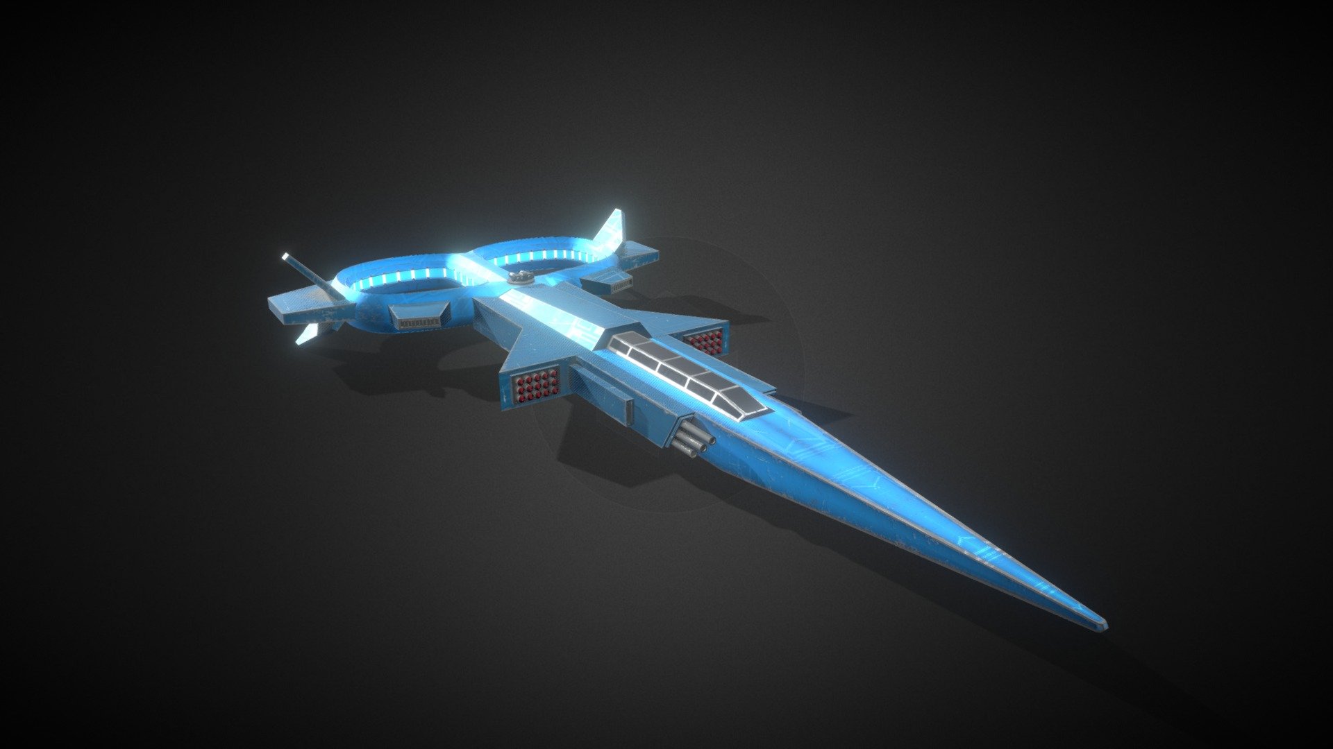 scissor spaceship