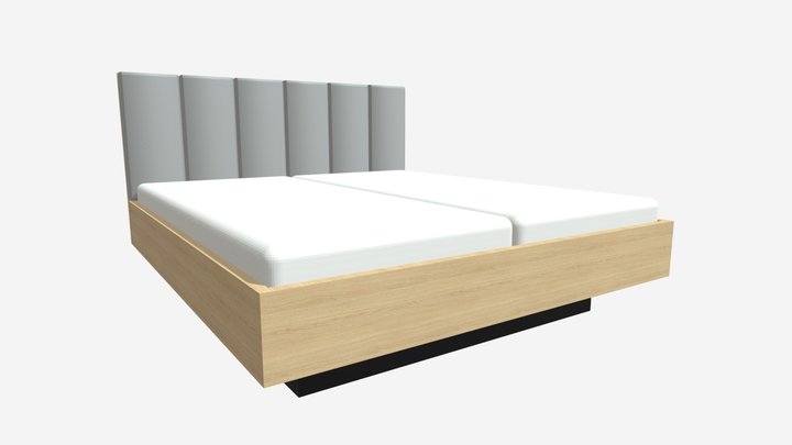 Manzelska_postel_Levi 3D Model