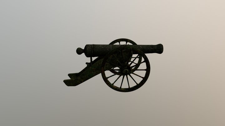 Medieval Canon 3D Model
