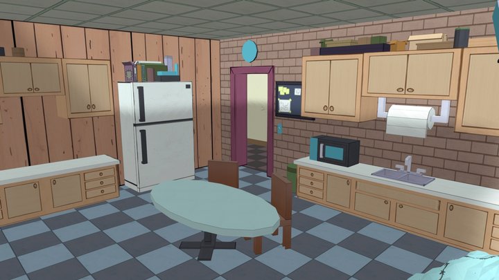 SMILING FREINDS HQ 3D Model