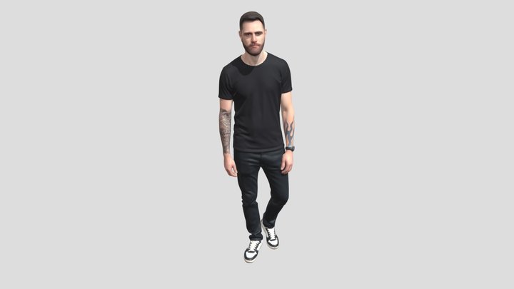 Ink And Flame Portrait – Modello 3D gratuito STL