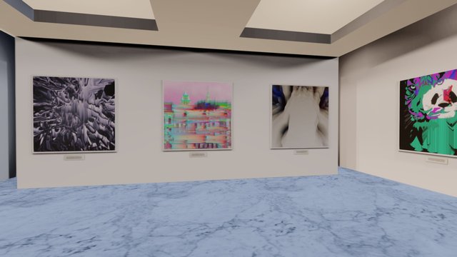 Instamuseum for @artdr0id 3D Model