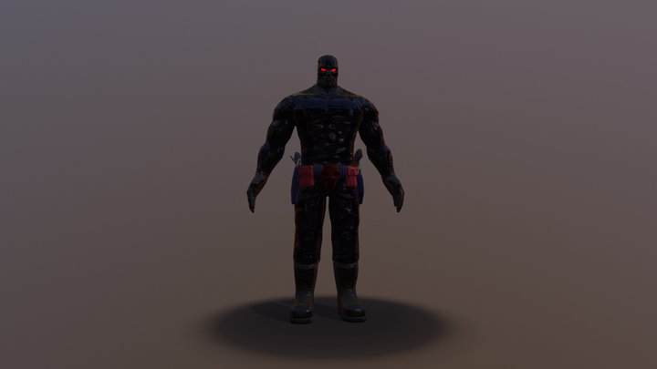 Police monster (Fear) 3D Model