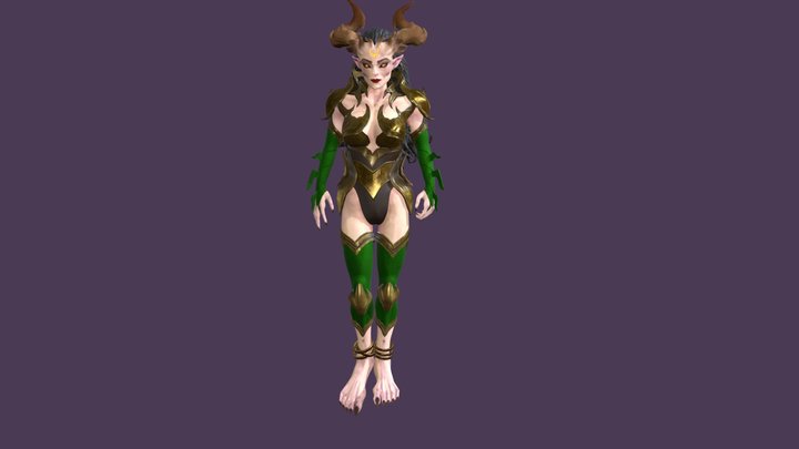 Tiefling Idle 3D Model